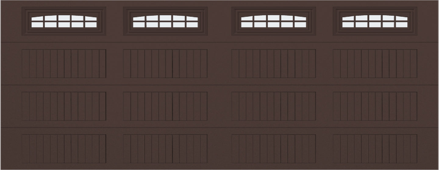 18x7 -  Cascade - Frosted  With glass Long - Brown