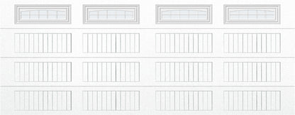 18x7 -  Cascade - Frosted  With glass Long - White