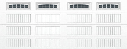 18x7 -  Cascade - Tinted  With glass Long - White