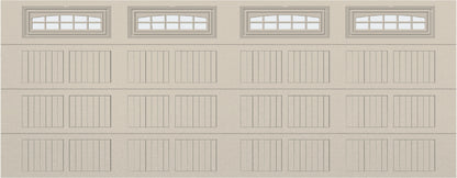 18x7 -  Cascade Short - Frosted  With glass - Black.