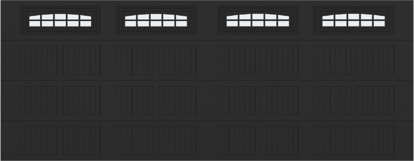 18x7 -  Cascade Short - Frosted  With glass - Almond