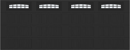 18x7 -  Cascade Short - Frosted  With glass - Almond