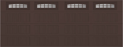 18x7 -  Cascade - Obscure With glass - Brown