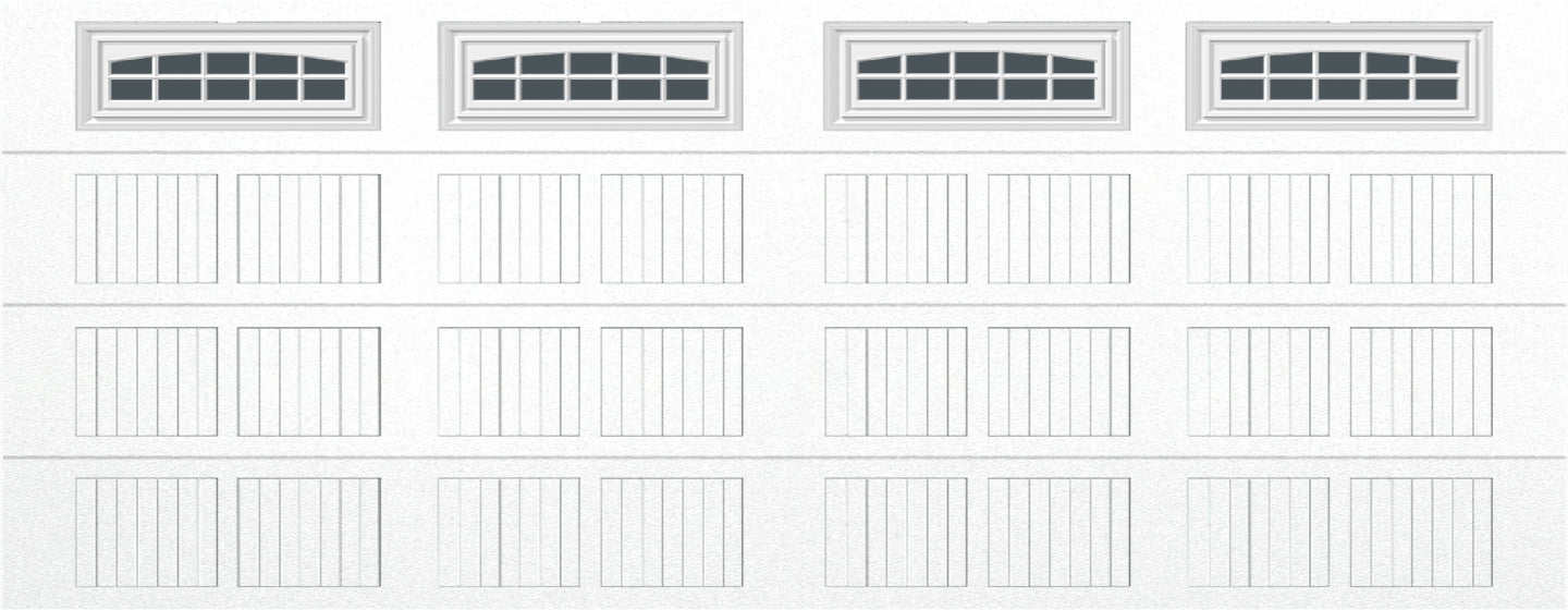 18x7 -  Cascade - Tinted - With glass - White