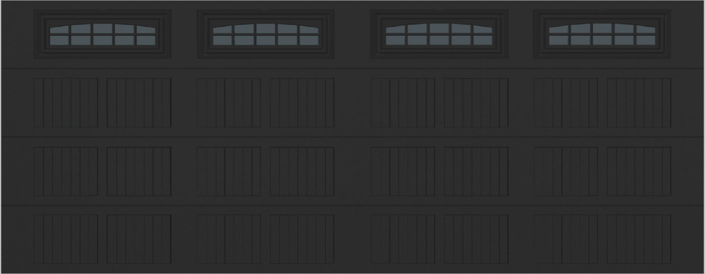 18x7 -  Cascade - Tinted - With glass - Black