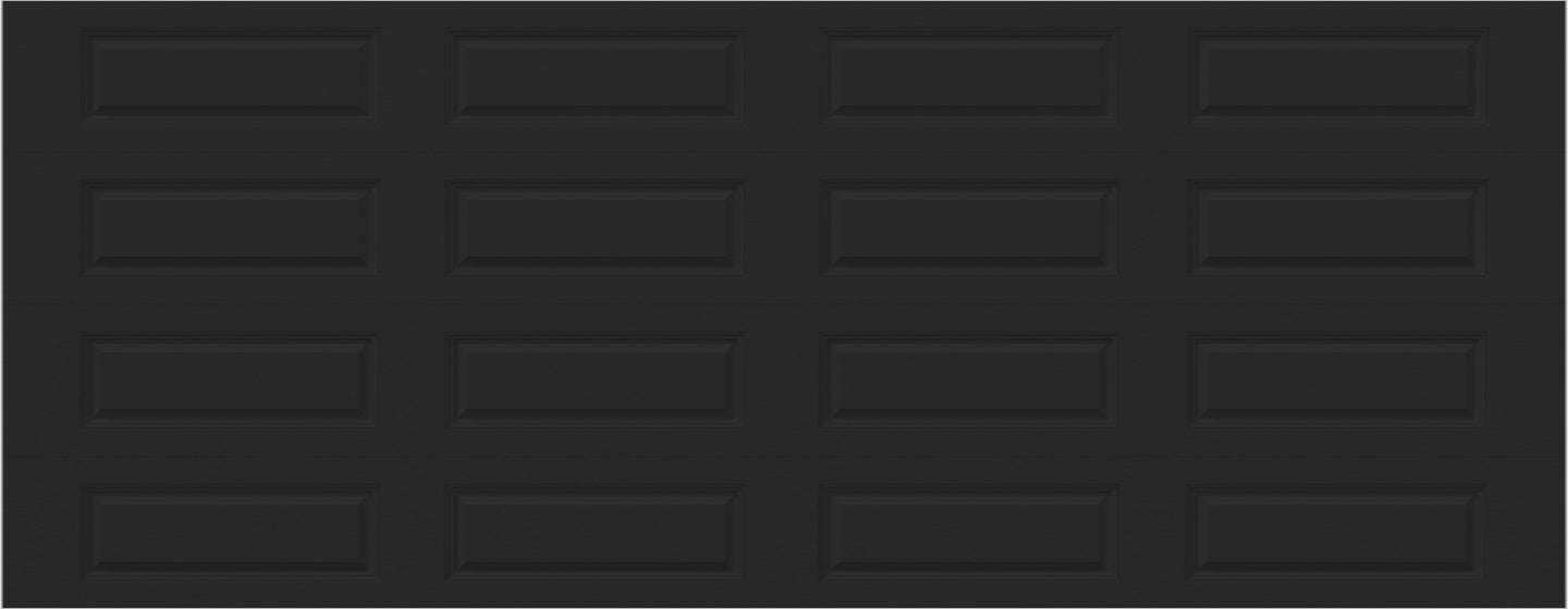 18x7 - No glass Long - Black