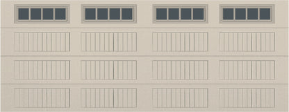 18x7 - Straight Stockbridge Long - Tinted   With glass Long - Almond