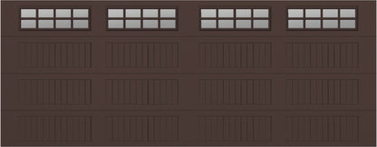 18x7 - Clear -  Stockton With glass Long - Brown