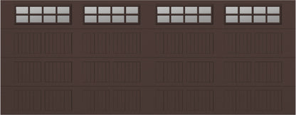 18x7 - Clear -  Stockton With glass Short - Brown