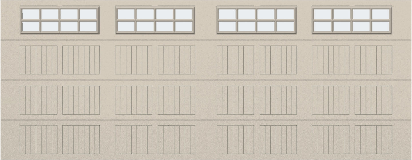 18x7 - Frosted -  Stockton With glass - Almond