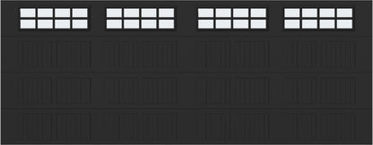 18x7 - Frosted -  Stockton With glass - Black