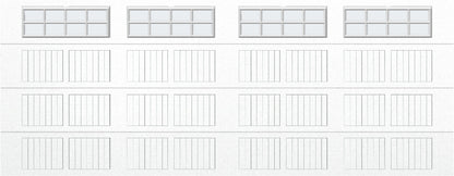 18x7 - Frosted -  Stockton With glass - White