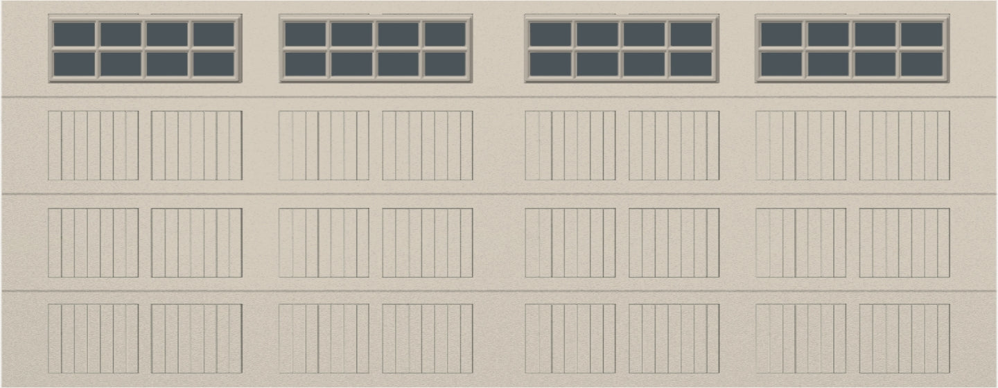 18x7 -  Tinted- Stockton With glass - Almond