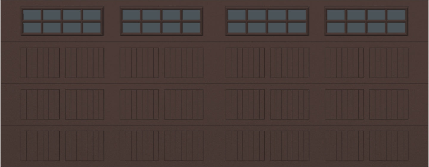 18x7 -  Tinted- Stockton With glass - Brown