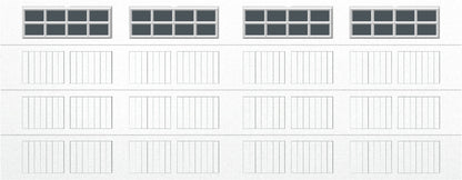 18x7 -  Tinted- Stockton With glass - White