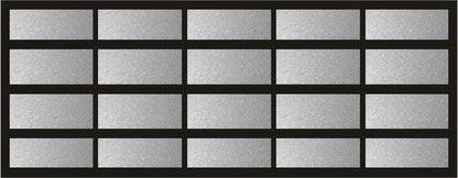 18'x7' Window - Aluminum - Dark Bronze - Obscure