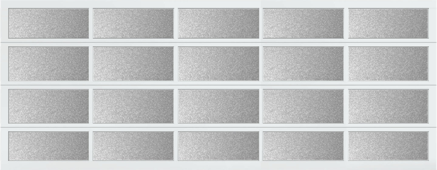 18'x7' Window - Aluminum - White - Obscure