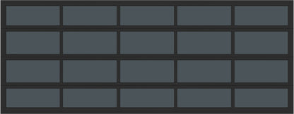 18'x7' Window - Aluminum  - Black - Tinted 