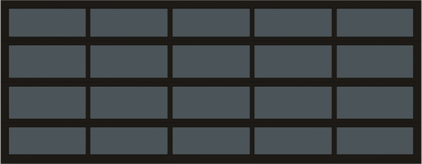 18'x7' Window - Aluminum - Dark Bronze - Tinted 