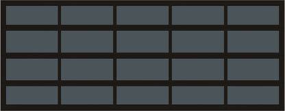 18'x7' Window - Aluminum - Dark Bronze - Tinted 