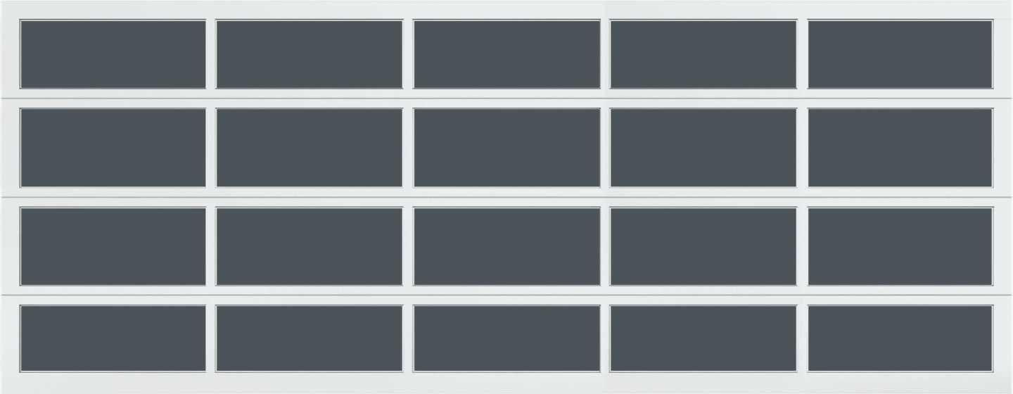 18'x7' Window - Aluminum - White - Tinted 