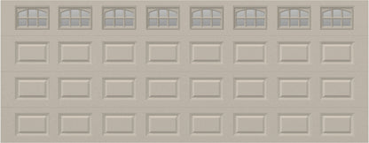 18x7 -  Cascade Short - Clear  With glass - Almond