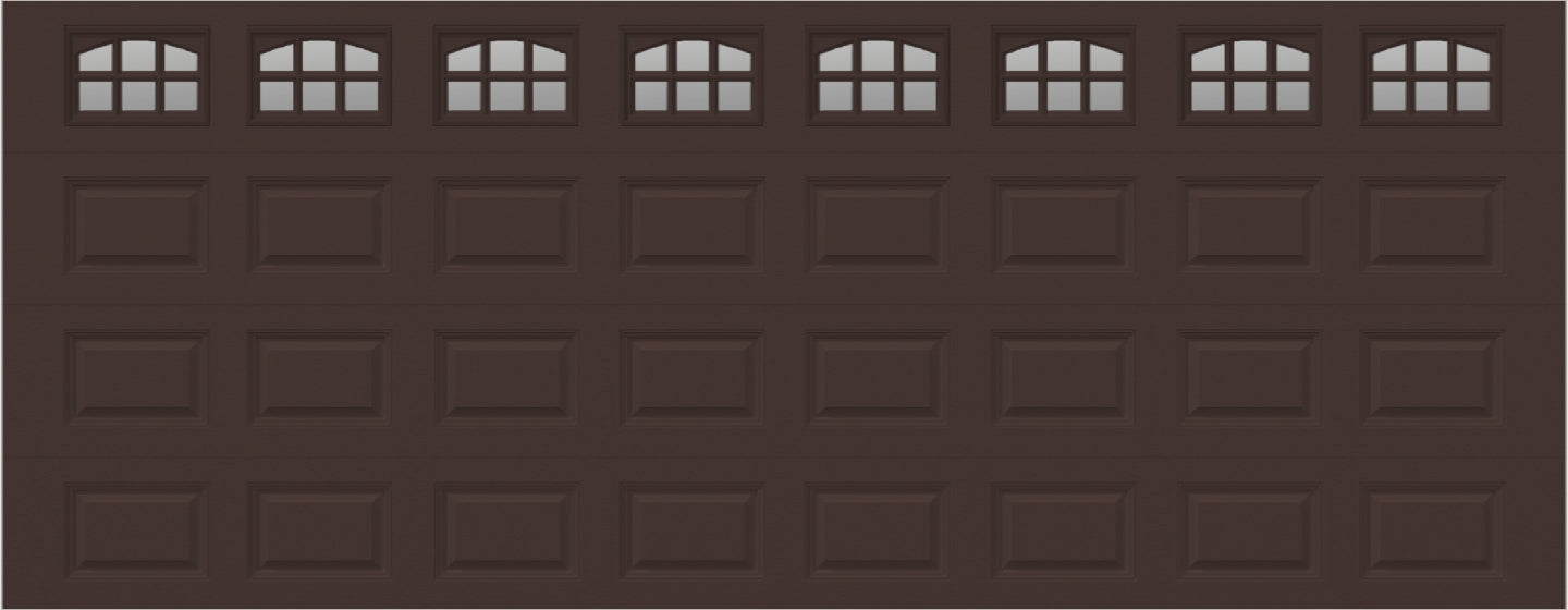 18x7 -  Cascade Short - Clear  With glass - Brown