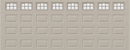 18x7 -  Cascade Short - Frosted  With glass - Almond