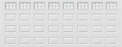 18x7 -  Cascade Short - Frosted  With glass - White