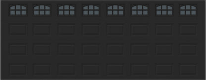 18x7 -  Cascade - Tinted - With glass - Black