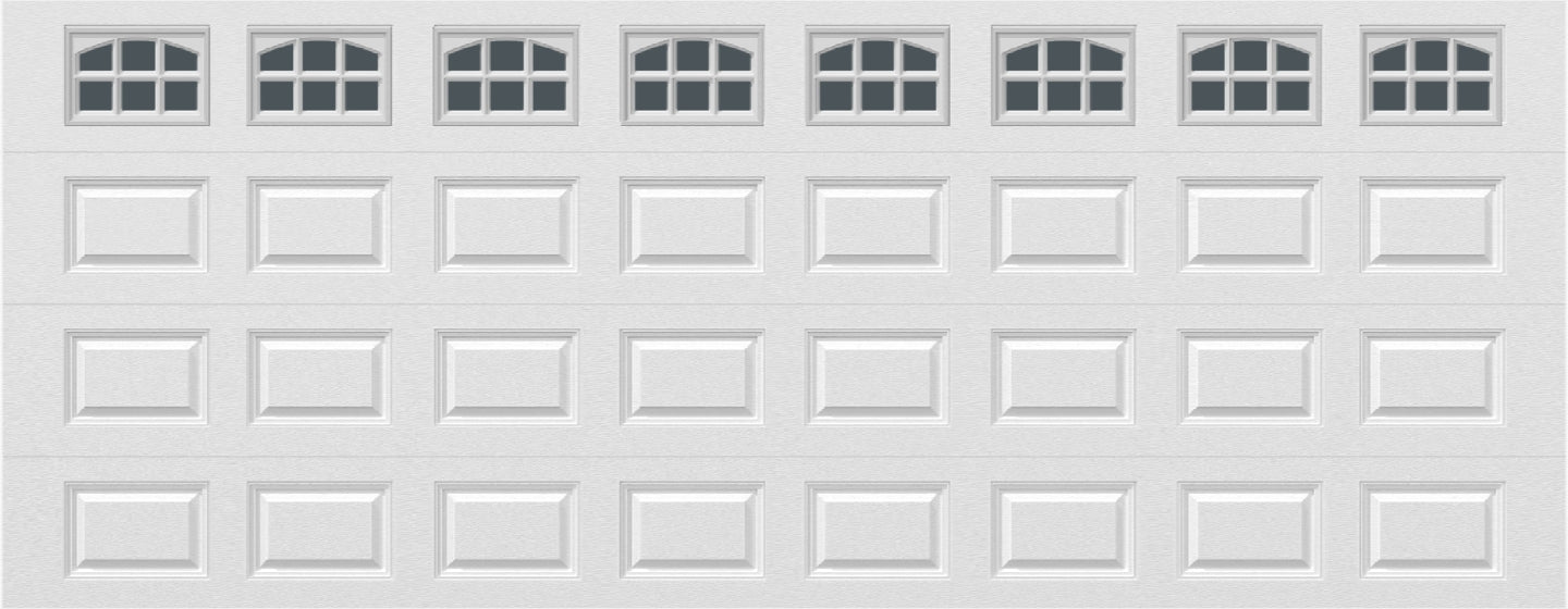 18x7 -  Cascade - Tinted - With glass - White