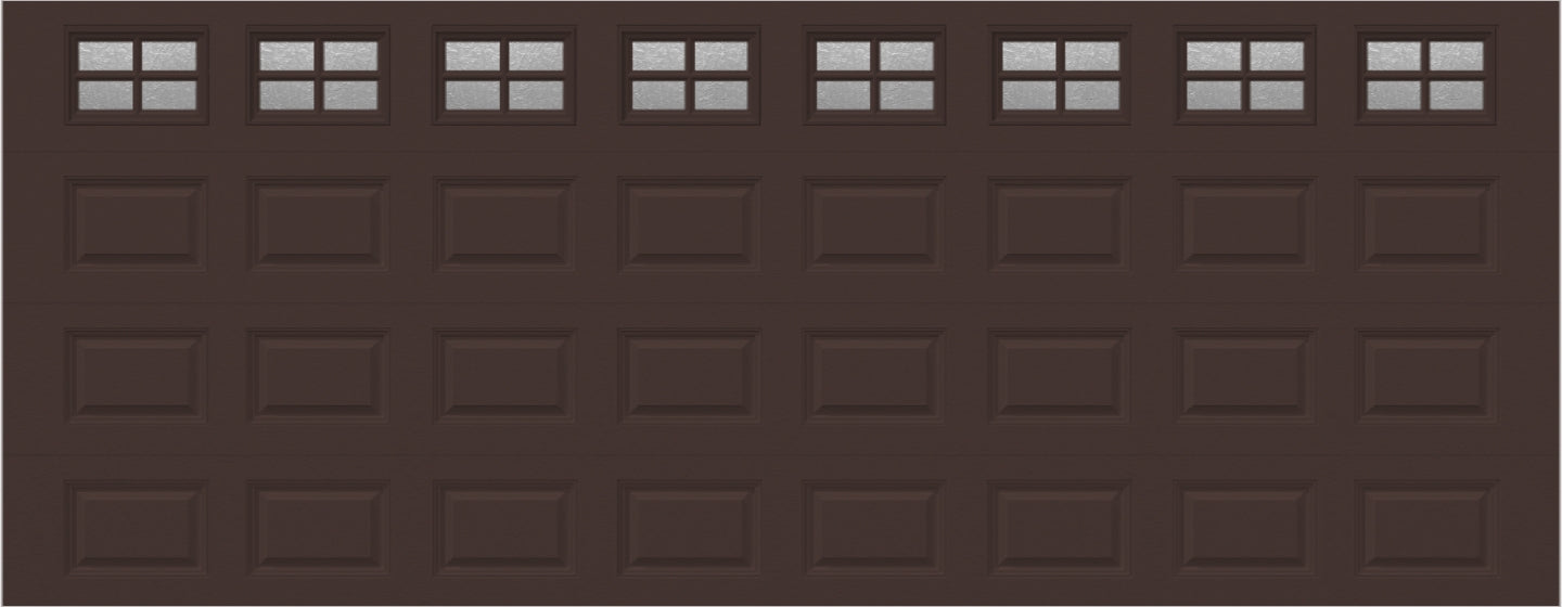 18x7 -  Obscure- Stockton With glass - Brown.