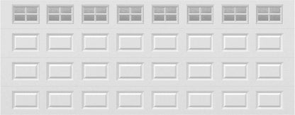 18x7 -  Obscure- Stockton With glass - White.