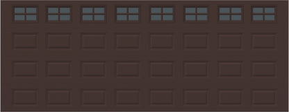 18x7 -  Tinted- Stockton With glass - Brown