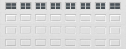 18x7 -  Tinted- Stockton With glass - White