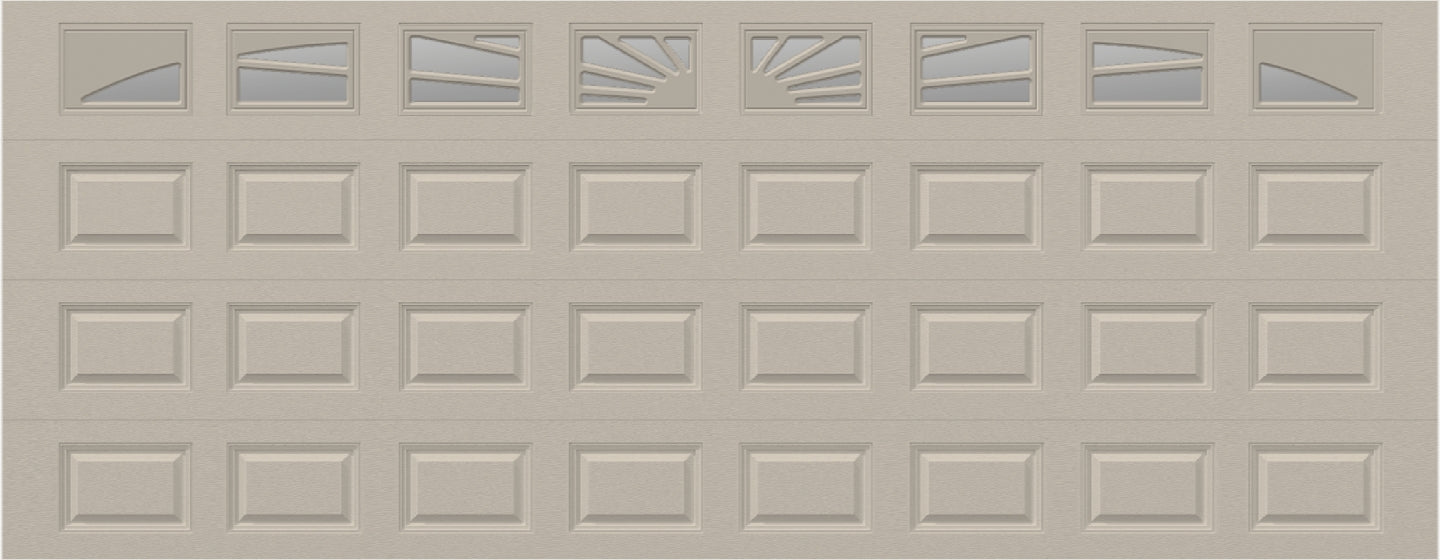 18x7 - Sunburst - Clear With glass - Almond