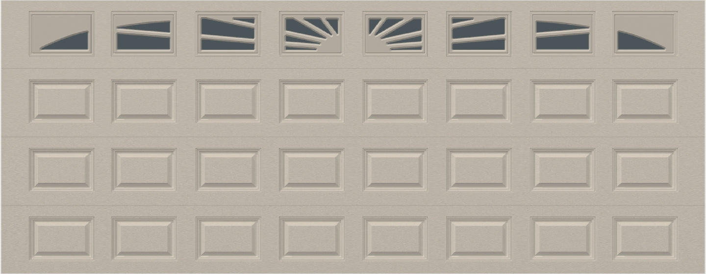 18x7 - Sunburst - Tinted -  With glass Long - Almond