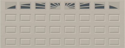 18x7 - Sunburst - Tinted -  With glass Long - Almond