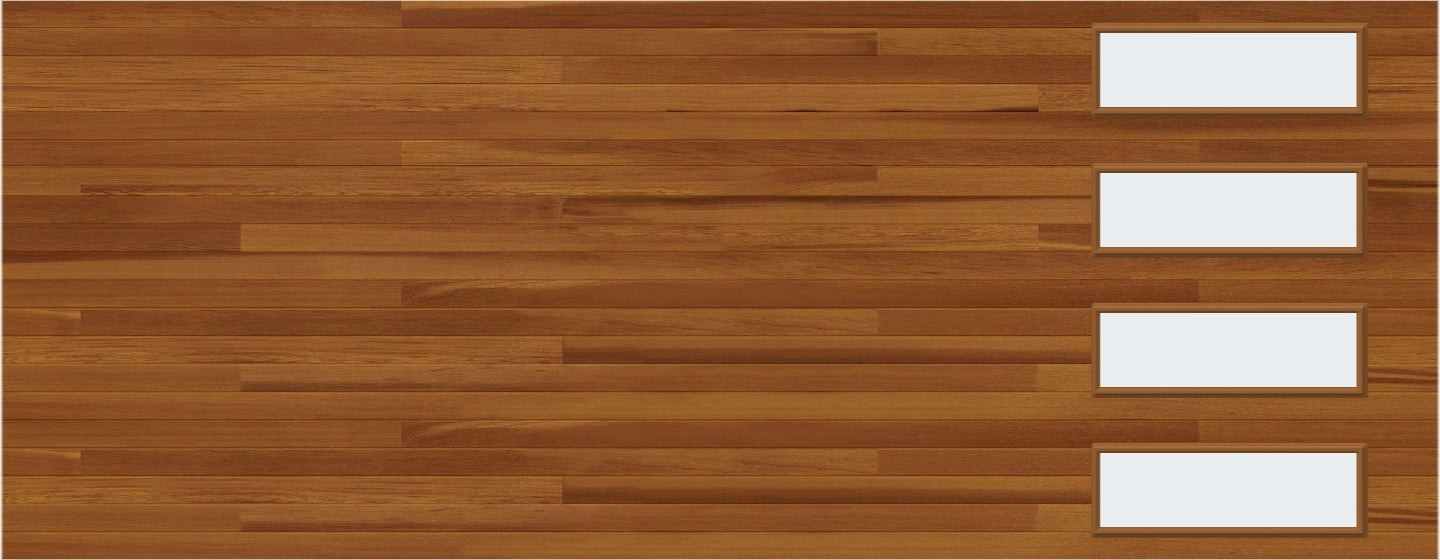 18x7 Window - Cedar Right - Frosted