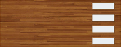 18x7 Window - Cedar Right - Frosted