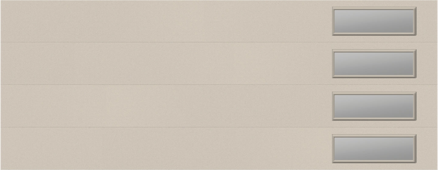 9'x7' Window - Skyflush Right - Almond - Clear