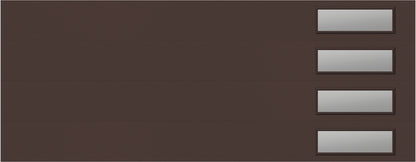 9'x7' Window - Skyflush Right - Brown - Clear