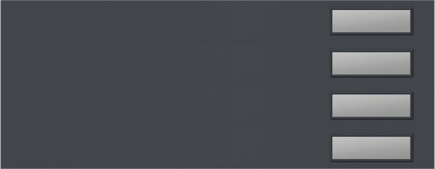 9'x7' Window - Skyflus Right - Graphiete - Clear