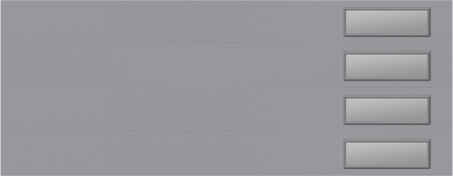 9'x7' Window - Skyflush Right -  Gray - Clear