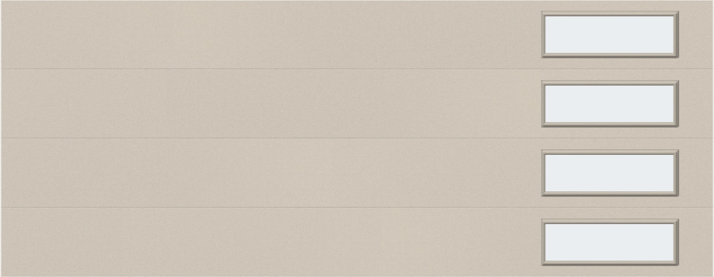 9'x7' Window - Skyflush Right  - Almond - Frosted