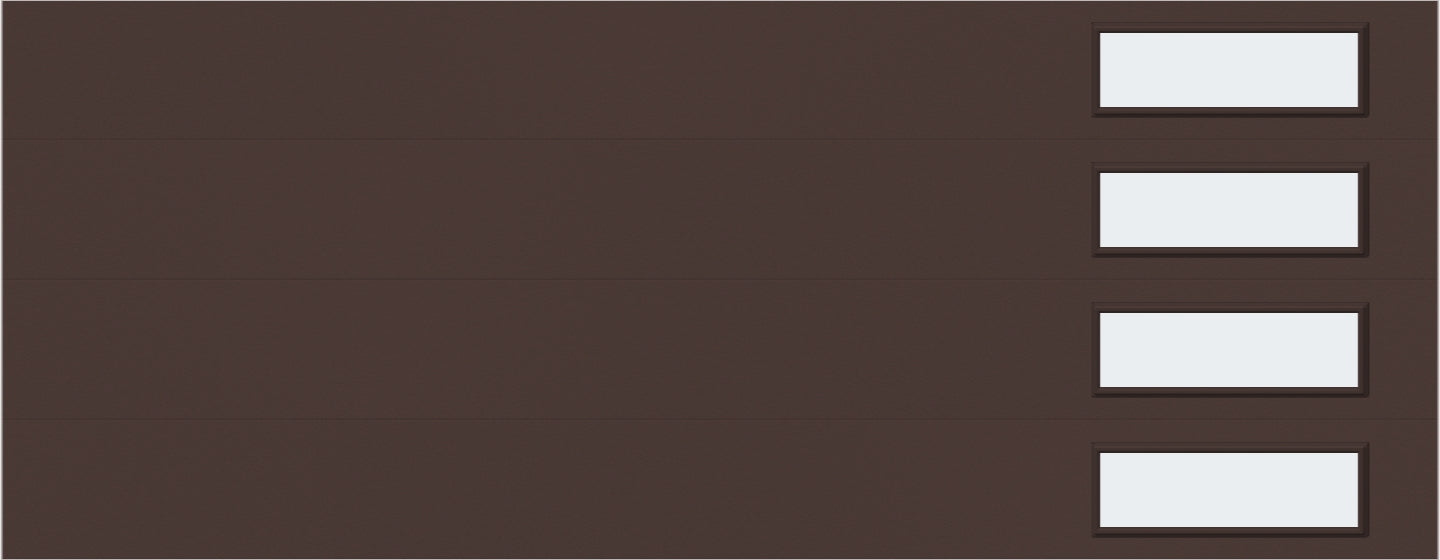 9'x7' Window - Skyflush Right  - Brown - Frosted