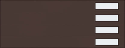 9'x7' Window - Skyflush Right  - Brown - Frosted