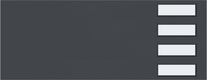 9'x7' Window - Skyflush Right  - Graphiete - Frosted