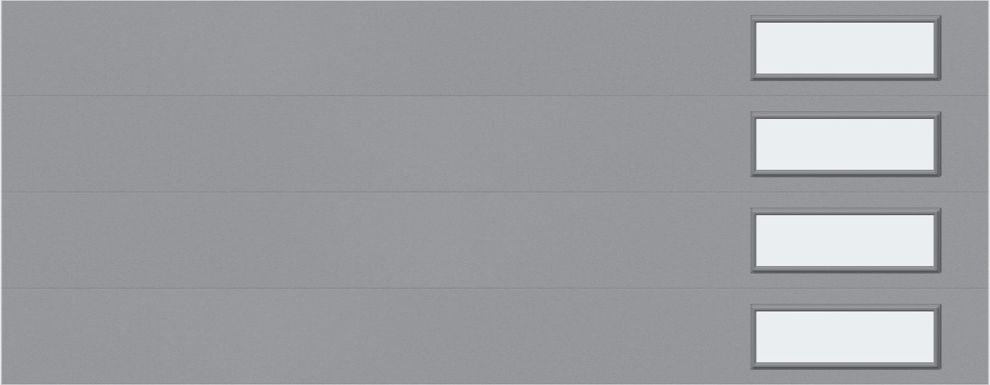 9'x7' Window - Skyflush Right  -  Gray - Frosted