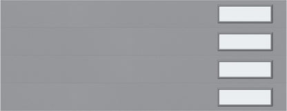 9'x7' Window - Skyflush Right  -  Gray - Frosted